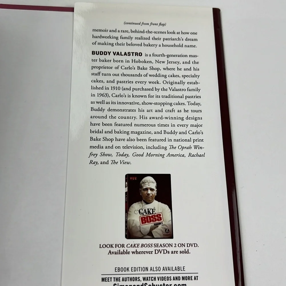 Cookbook - Cake Boss - Buddy Valastro - Picture 4 of 8